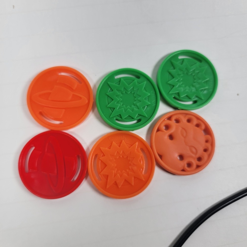 Fisher Price Imaginext Orange Red Green Disc Parts Lot